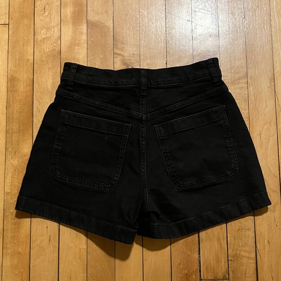 Madewell Black Emmett Denim Shorts - Picture 10 of 10
